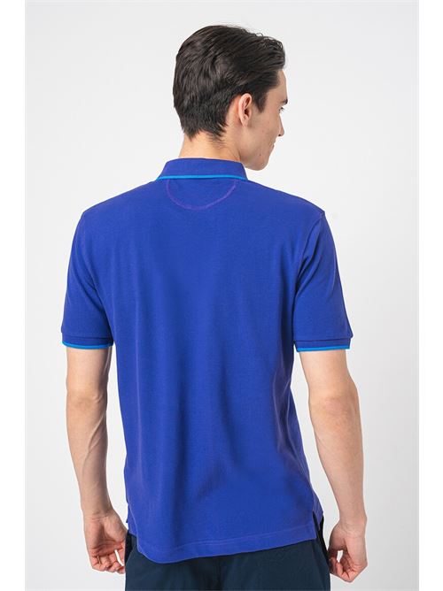 MAN POLO S/S 30/1 COTTON PIQUE LA MARTINA | BPMP04-PK031/07213